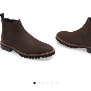 Max water resistant lug Chelsea boot